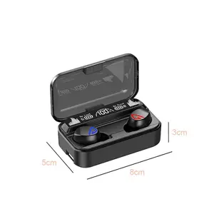 S10 Pro Wireless Earbuds Noise Cancelling Waterproof Bluetooth 5.2 Earphones with LED Power Display Compatible with iPhone Android for Sports Work