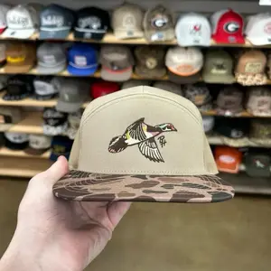 Flying Woodie 7-Panel Hat Duck Camo