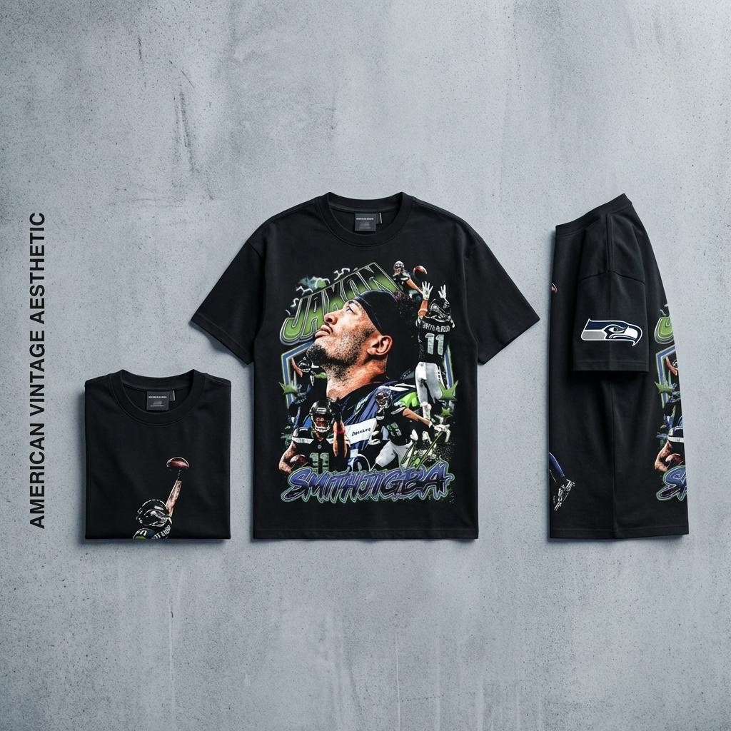 Jaxon Smith-Njigba 11 Slam Dunk Celebration Acid Washed Lightweight  T-Shirt, The JSN Shirt, The Hawks Shirt, Sunday Football Shirt, Game Day Shirt graphic t-shirts   graphic t-shirts   good graphic tees men's graphic tees funny tshirt