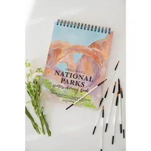 national parks watercolor book