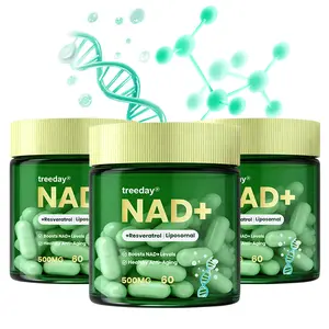 Treeday  NAD+ Advanced - NAD+Supplement for Energy & Healthy  Aging -500mg perServing -60 Count (30 Day Supply) magnesium  spray  deodorant