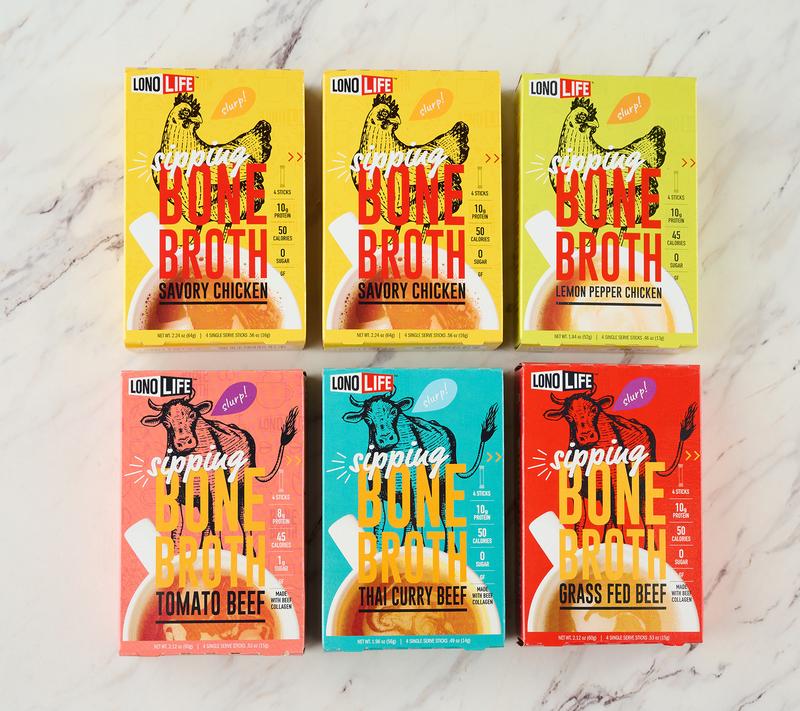 LonoLife 24-ct Single-Serve Protein-Packed Bone Broth