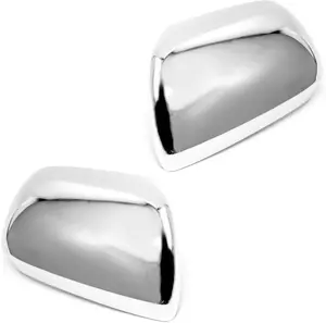 Sizver Chrome Door Mirror Covers for 2012-2015 Toyota Tacoma *w/o Turn Signal*