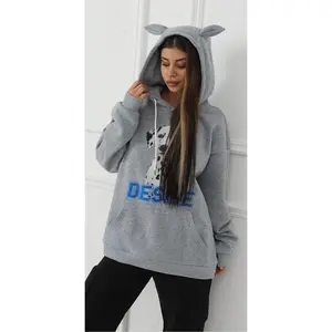 Women's Fashionable Casual Printed Long Sleeved Sweatshirt