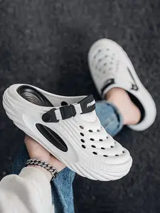 Durable Design Men's Unisex Sporty Breathable Clogs - Comfort Casual Daily Wear Shoes | Versatile Men's Summer Sandals Lightweight Breathable Slippers