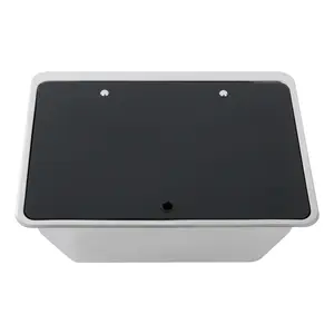 RV Sink Kitchen Sink Stainless Steel Hand Wash Basin Sink Silver For Yachts Caravans Boats Horse-drawn Carriages Stainless Steel