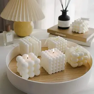 Bubble Cube Candles- Freesia Scented