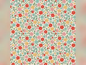 Farmhouse Fancy | Country Flowers Multi by Elea Lutz for Poppie Cotton | FH25950