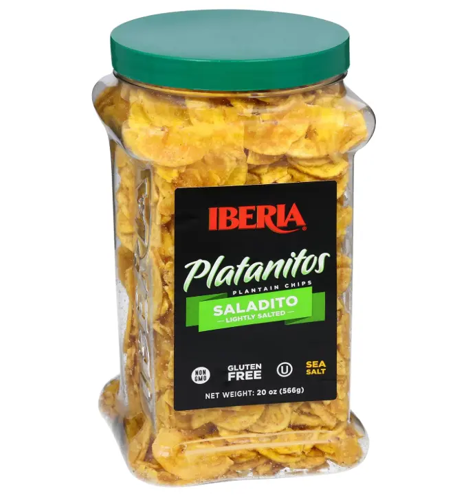 Iberia Saladito Lightly Salted Plantain Chips , 20 Oz.