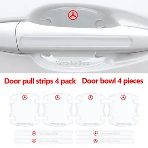 Car Door Handle Bowl Transparent Sticker Anti-collision Protection Strips For Mercedes Benz W176 W177 W204 W205 W212 W213 W206 X156 X253 W117 W166