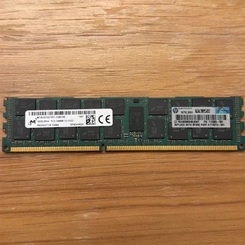 Micron 16GB DDR3 ECC Server RAM PC3-14900R 1866MHz Registered Memory
