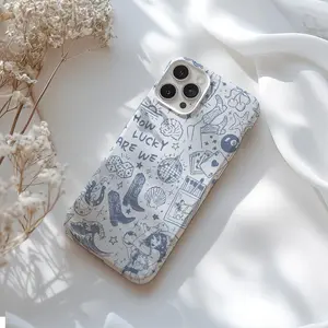 Coquette Coastal Cowgirl Tough Phone Case, Summer Phone Case, Long Live Cowgirls, Blue Phone Cover, Beach Phone Case, Western Boho, Cute Cell Case