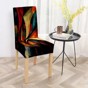 Abstract - art - patterned Polyester Chair Covers, Dining Chair Slipcover, suitable for dining rooms, living rooms, studies, bedrooms, cafes, studios, with gorgeous colors and unique patterns.