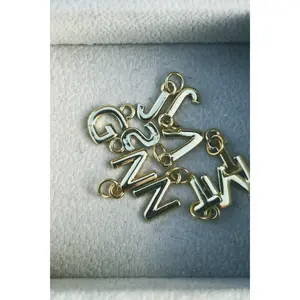 Gold Initial Letter Charm