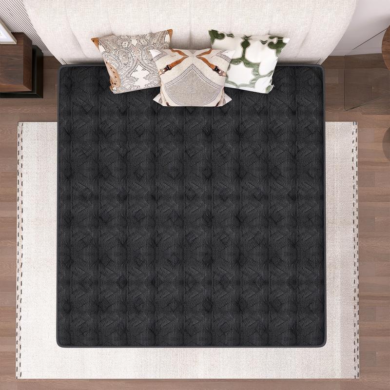 12 Inch Hybrid Memory Foam Mattress - Twin Full Queen King Sizes Featuring Individual Pocket Springs & Compressed In-A-Box Design. Queen mattress