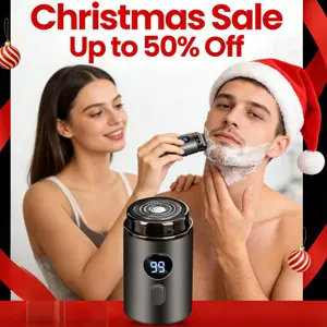 Self-sharpening blades This shaver stays sharp through all your Christmas events