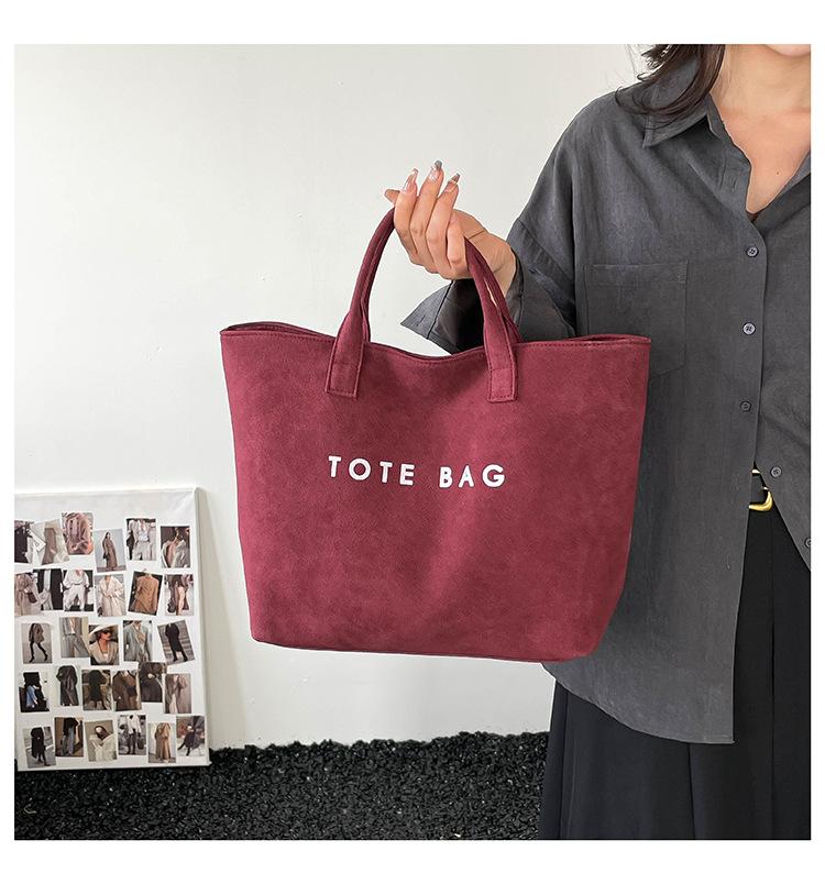 New Large Capacity Tote Bag for Women | Chic Minimalist Luxury Handbag | Trendy Commuter Work Bag | Versatile Everyday Shoulder & Top Handle Purse | Stylish Must-Have