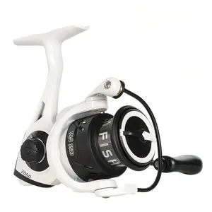 2026 New Model White Spinning Reel (1500-2500 Series) – 5.2:1 Gear Ratio, 13.23LB Max Drag, Stylish & Ultra Light for Fresh & Saltwater, Professional Trout & Bass Fishing Gear