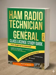 Ham Radio Technician + General Class License Study Guide (2-in-1 Book Bundle)