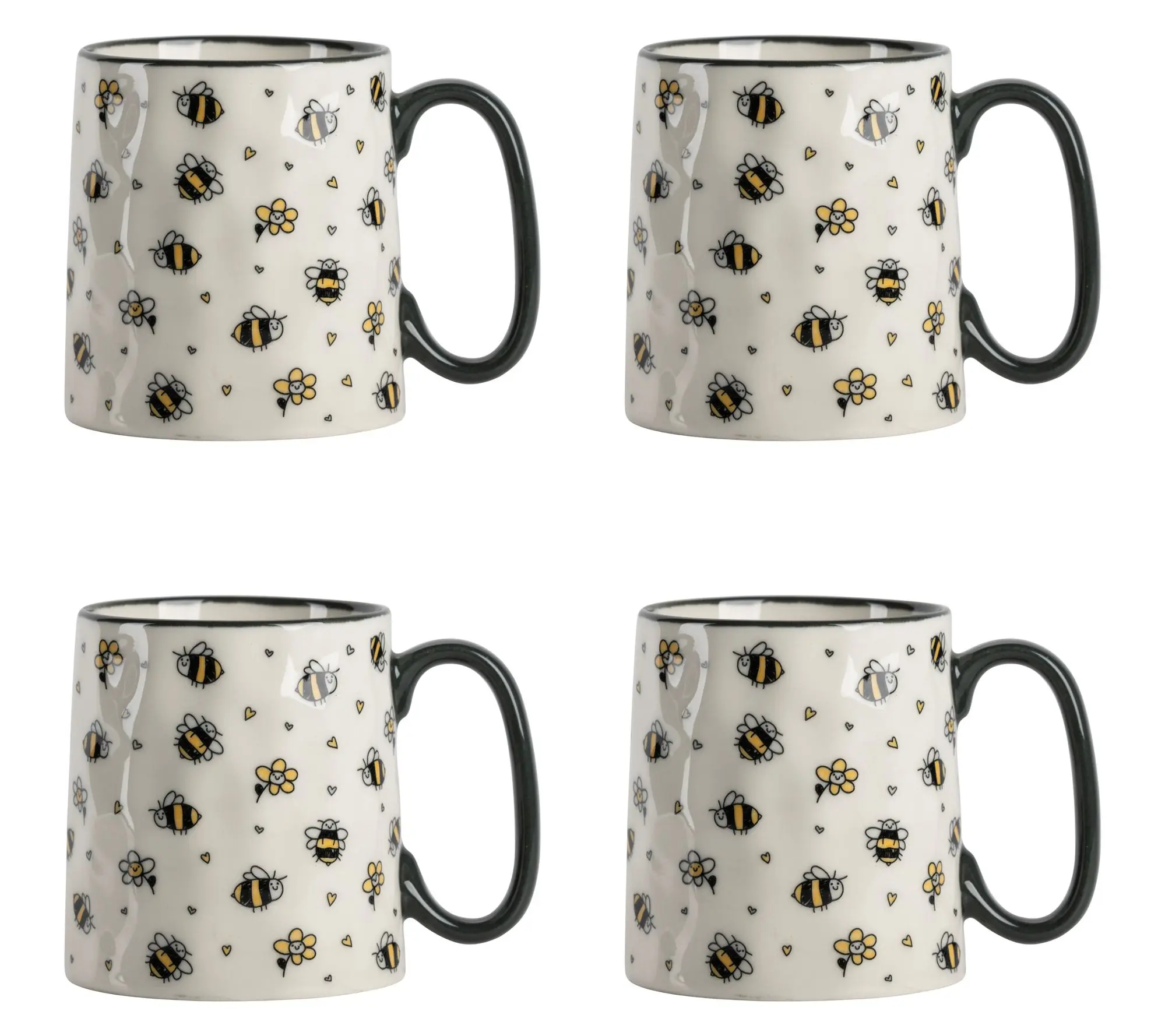 10 Strawberry Street Set of 4 Bella Mug