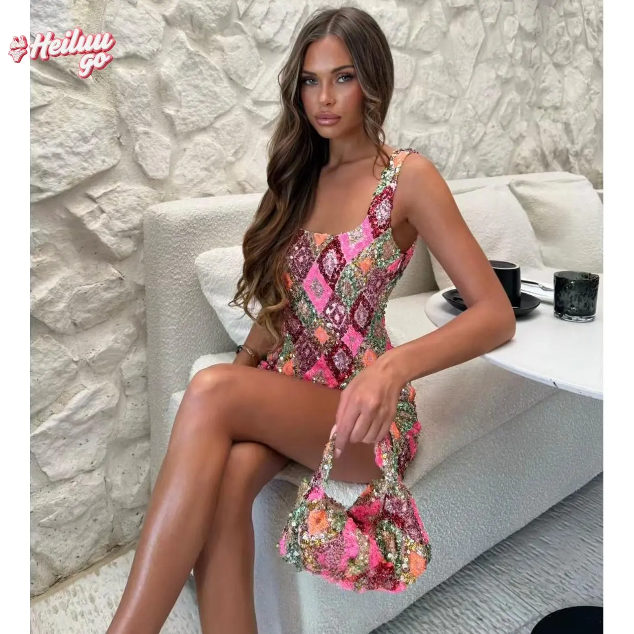 selena gomez silver slip dress - TikTok Shop