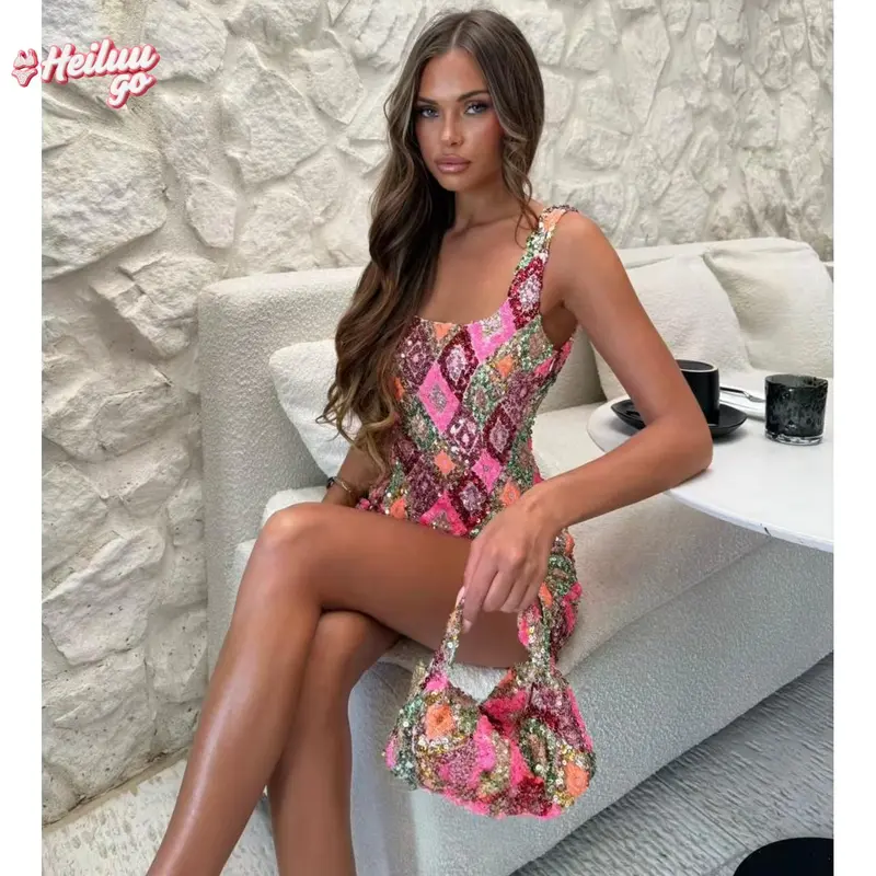 hoco dresses short flowy Short Glitter Off-the-Shoulder Homecoming Dress Black / Large main image 0