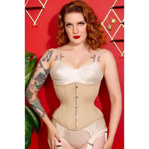 Artemis Corset Designed by Lucy's Corsetry Hourglass Silhouette in Nude