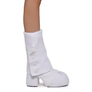 Twirling Perfection Mary Janes - White