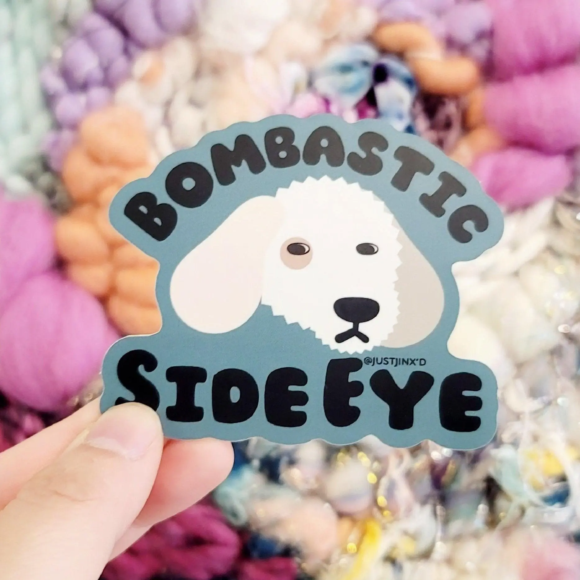 Bombastic Side Eye Sticker – Featuring Popeye the Poodle - TikTok Shop