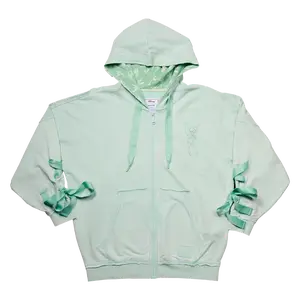 Peter Pan Tinker Bell Ribbon Unisex Zip Up Hoodie