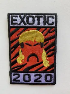 Joe Exotic 2020 Patch -  Tiger King Election President Campaign Iron On 3 Patch