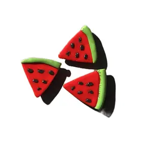 Slice of Watermelon Clay Magnet - Fun and Colorful Design for Your Collection