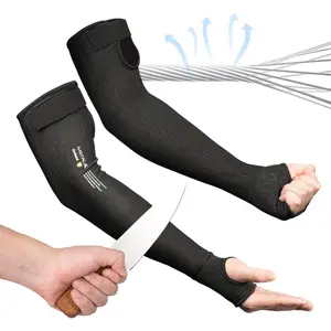 Ultra-Comfort Cut Resistant Sleeves for Thin Skin and Bruising, Cooling Protective Arm Sleeves for Gardening, Farming, Yard