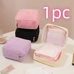 Women's Travel Toiletry Bag, Compact Storage Pouch for Women's Hygiene Products, Makeup, Medicines, Waterproof Durable, Ideal for Gym, Vacation, Daily Use