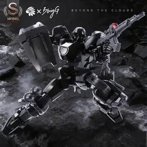 Stag Mech Assembly Kit, 14cm/5.5in Sci-Fi Collectible Model, Cyberpunk Style Desktop Decor, Detailed DIY Mechanical Model for Adults