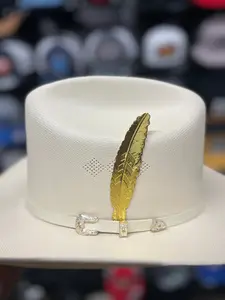 STAINLESS STEEL HAT FEATHER #2