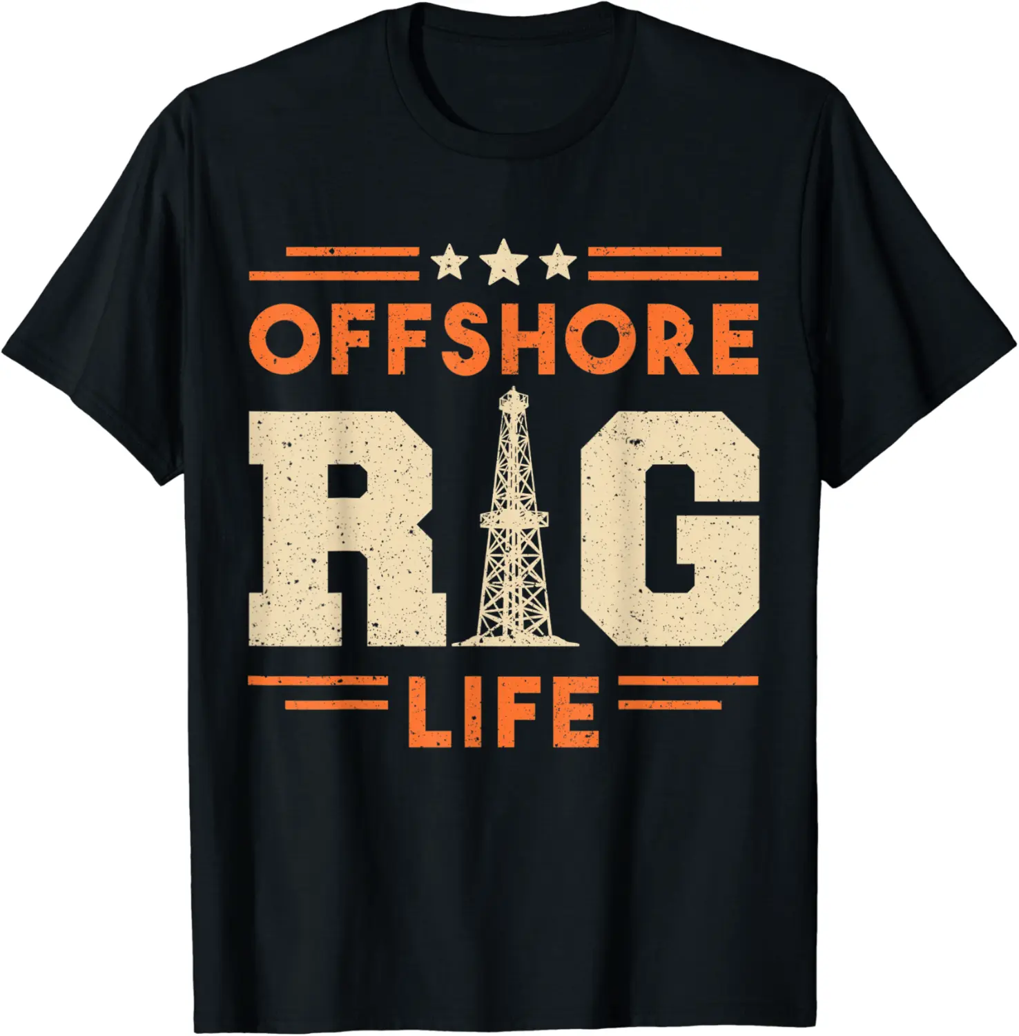 Oilfield Worker Drilling Roughneck Offshore Rig Life T-Shirt - Yoandymira Shop 98B099SJ9S7L