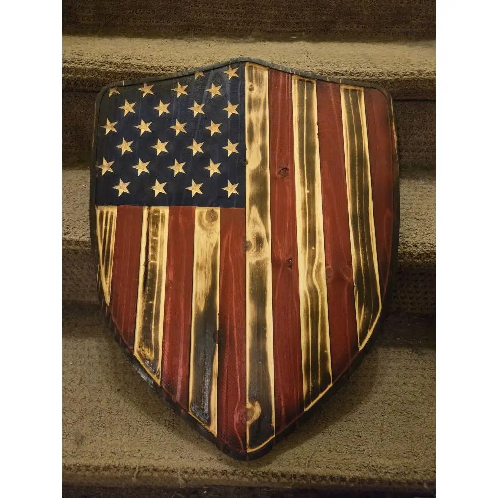 American Flag Shield Decorative Wall Art