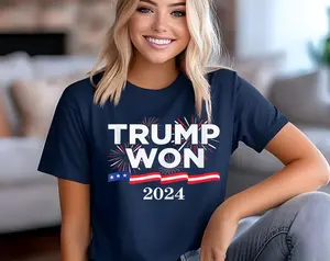 Trump Won Again Shirt, Trump T-Shirt, Election Shirt, After Election Shirt, Trump 2024 Shirt, Republican Shirt, Trump 47th President