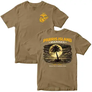 Parris Island Marines South Carolina T-Shirt, USMC Recruit Depot Pride Tee, Military Training Heritage Shirt, Veteran Support Gift, Patriotic Streetwear Casual Everyday Outfit