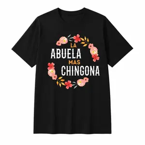 Spanish Grandma Gift Shirt, Floral Abuela Graphic Tee for Women