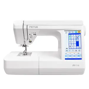 FEIYUE FY710 Computerized Sewing Machine  7” LCD Touch Screen, 180 Stitches, Auto Thread, Twin Needle