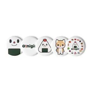 Set of pin buttons