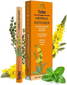 Tarbust Botanical Fragnance Accessory, Mullein, Thyme & Mint Scent, Non-Electronic Respiratory Wellness, Relaxation, Stress Relief, 1 Pack