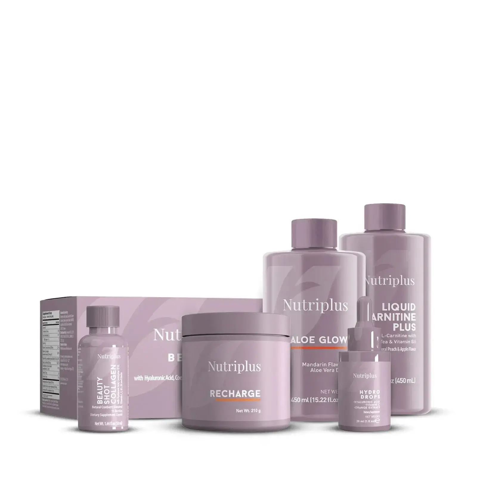Nutriplus Morning Glow System Collagen Dietary Nutrient Health Supplement - Supports Beauty, Energy, Nails