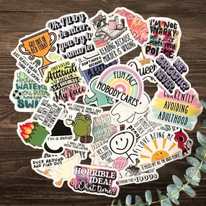 Sarcastic Snarky Stickers, Funny Adult Waterproof Decals, Gag gift for Co-worker's Dry Humor