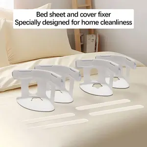 Lock Sheet Holders Set of 4 Bed Corner Sheet Grippers Straps Heavy Duty Mattress Straps for All Sizes Non Slip Secure Bed Sheets Firmly in Place