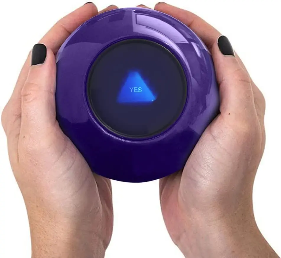 Fortune Telling Magical Ball, Magic Fortune Teller Orb for Kids, Classic Question Answer Novelty Game for Indoor Fun, Best Birthday Gift for Boys and Girls