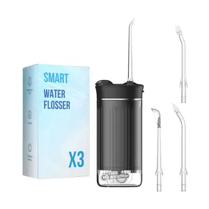 Wireless Water Flosser — Rechargeable Oral Irrigator | 5-Mode Wireless Oral Irrigator | Portable Design | Includes 4 Nozzles and a Removable Water Tank | Ideal for braces wearers those with sensitive teeth  and on-the-go use