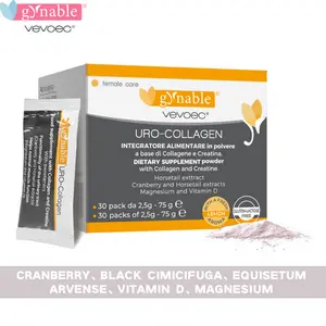 Gynable uro-collagen for Overactive Bladder Control &UTI Prevention&Urinary leaking&pelvic floor strengthen ,Women's Postpartum Repair Oral Collagen Kegel Recovery Maintenance 30 Count (Pack of 1) Powder Colagen